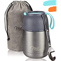 Milu Termo Para Comida 450ml- 650ml - Botella Aislada de Acero Inoxidable Aislada para Alimentos- Beber y sopa de los…
